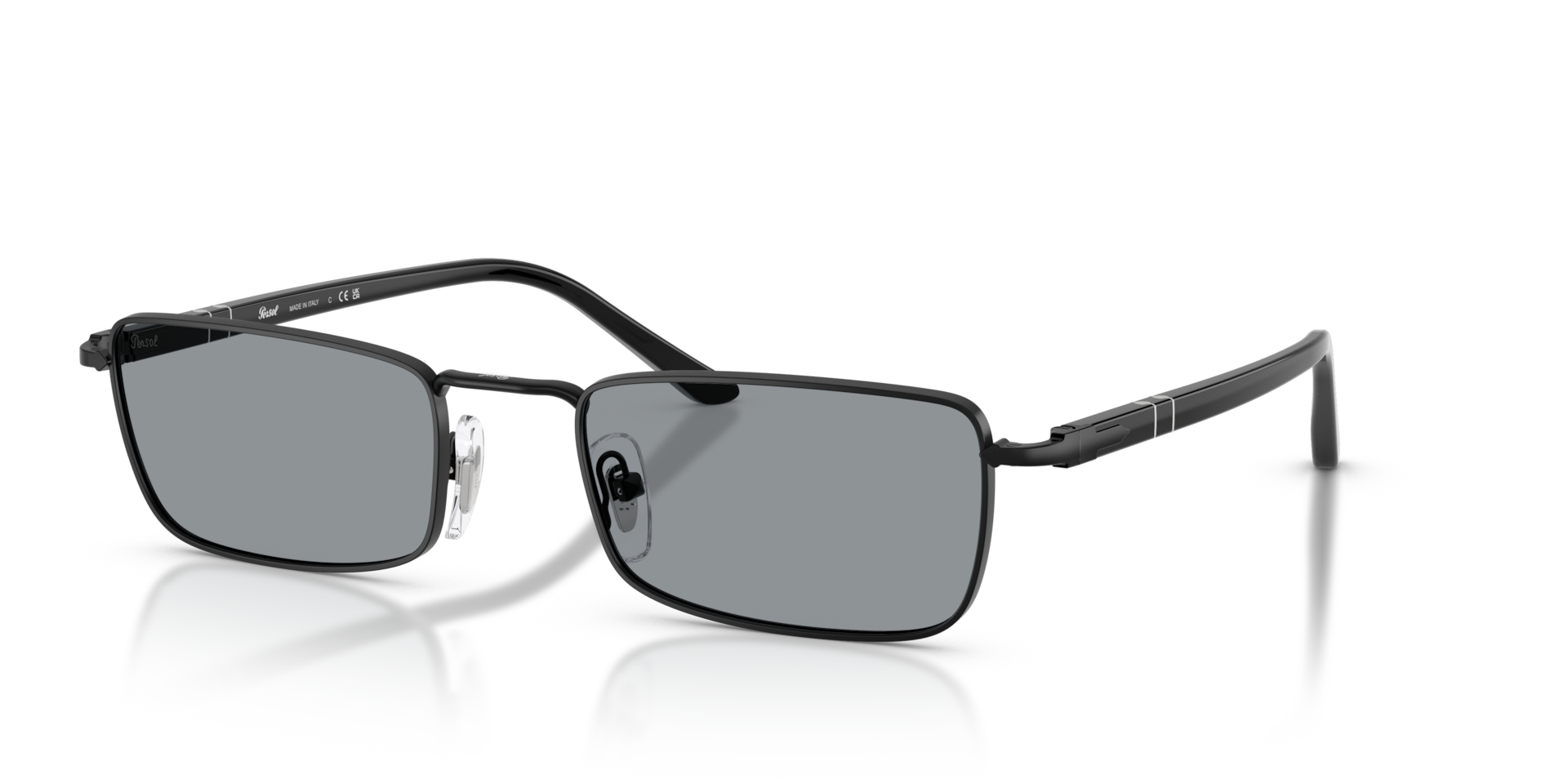 persol-po1025s-sonnenbrille-metall-eckig-80s image 1