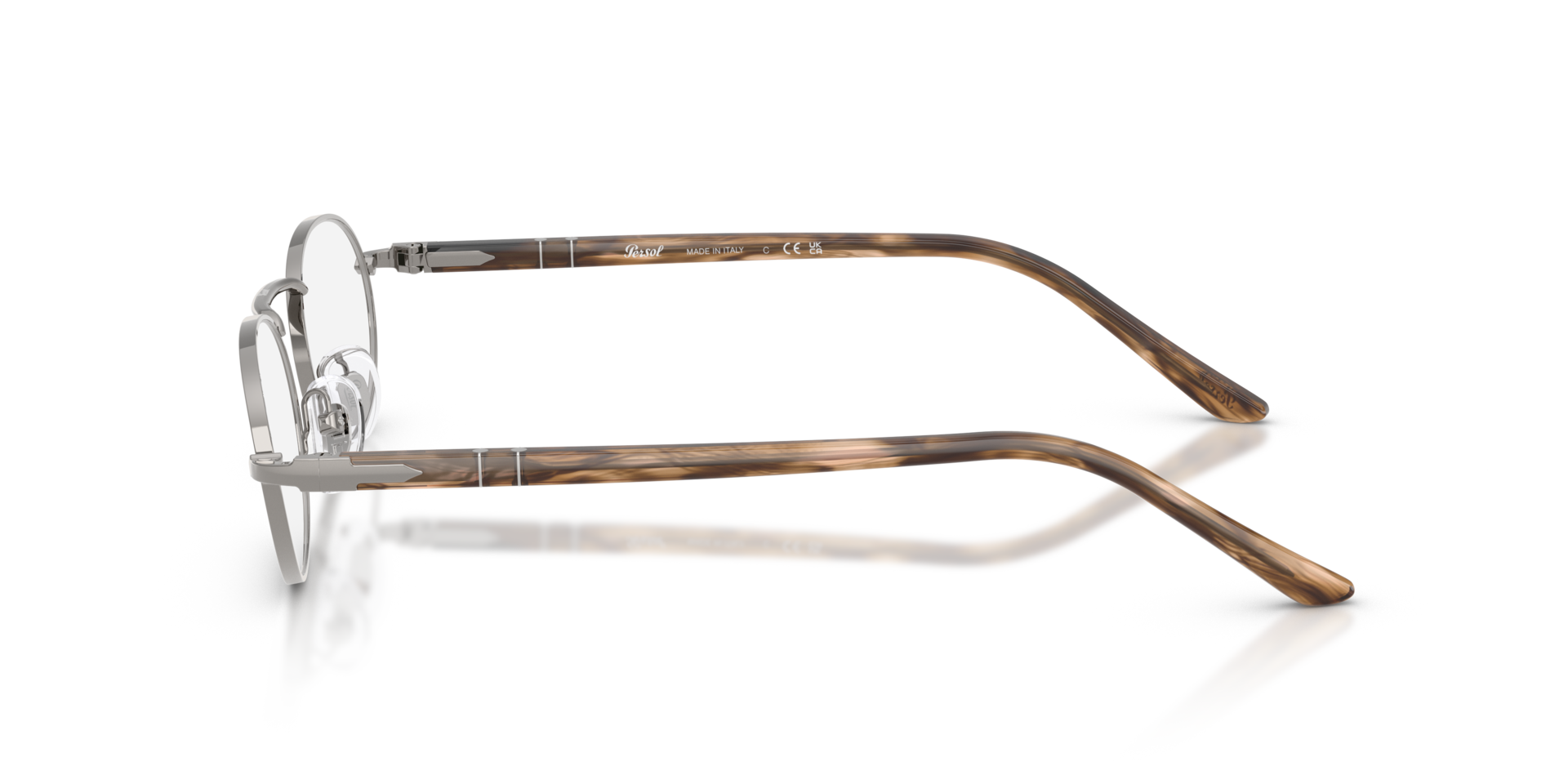 persol-po1023v-korrektionsbrille-oval-metall-havana image 4