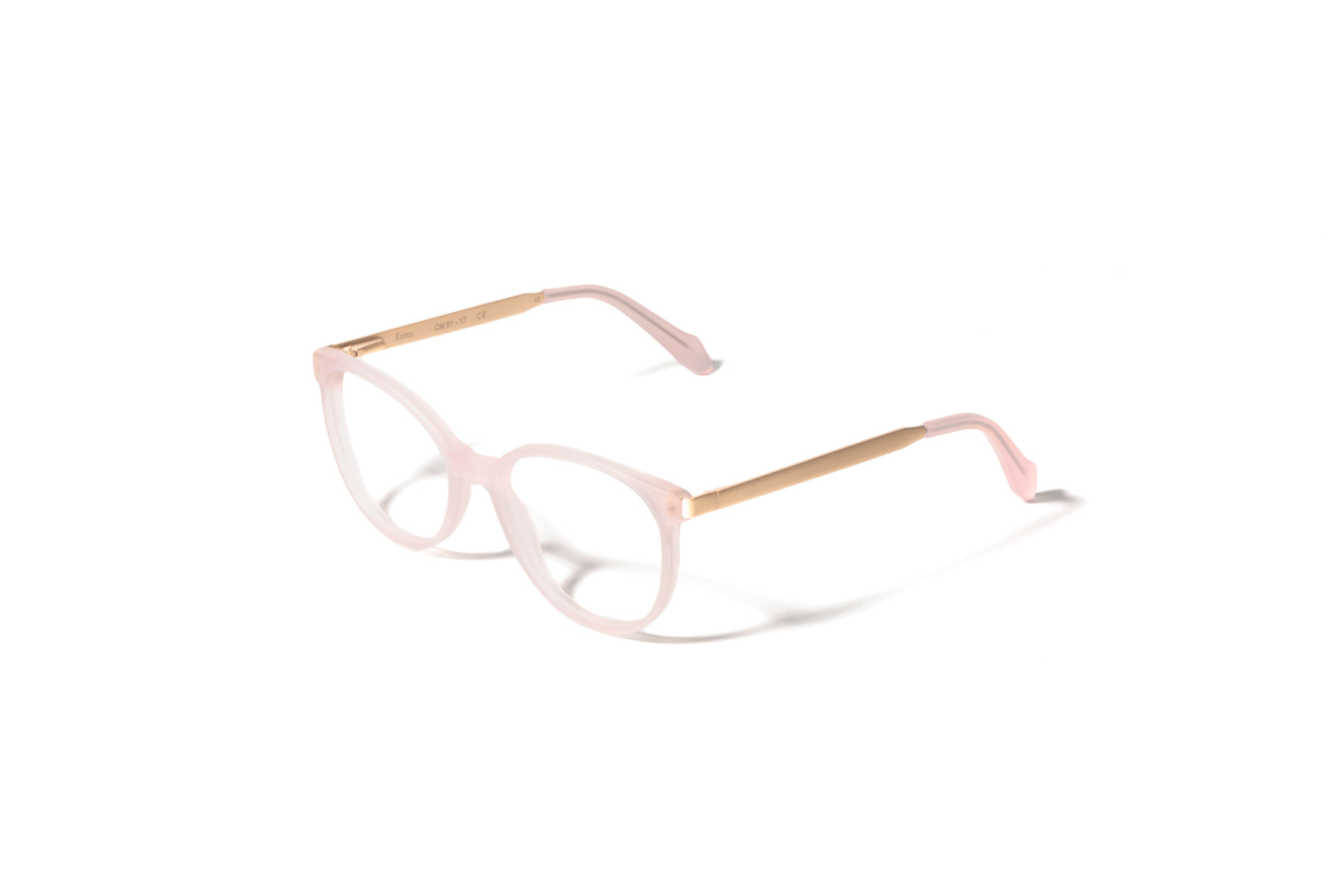 l-g-r-keren-cm-optische-brillenfassung-pink-matt-gold-matt-45 image 2