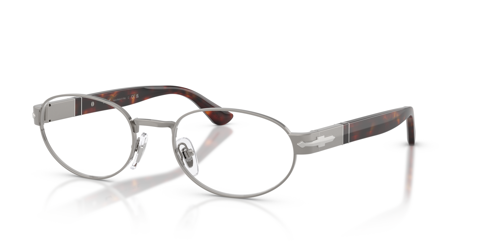 persol-po1026v-brille-ovale-metall-brillenfassung-im-80s-look image 1
