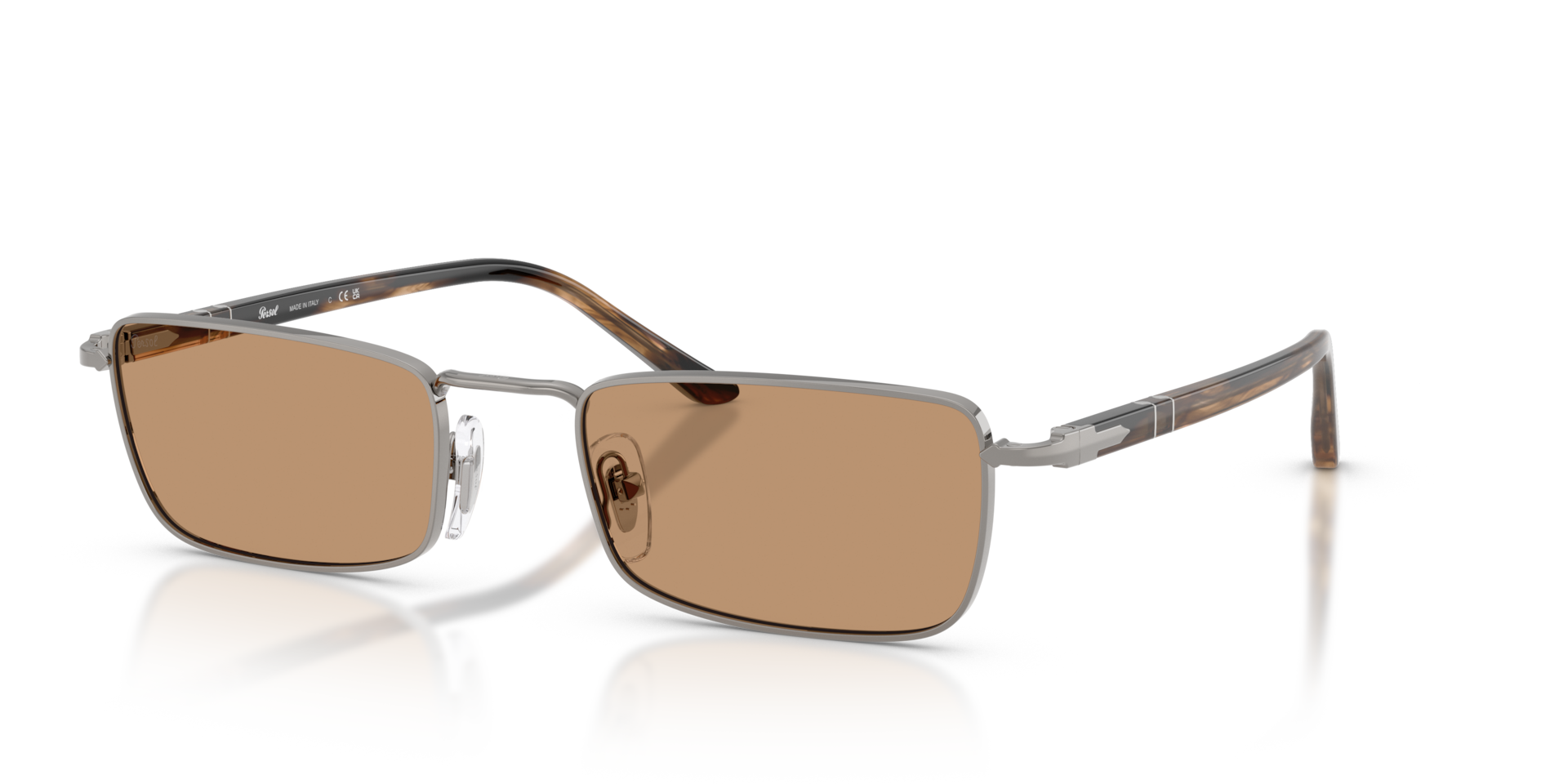 persol-po1025s-sonnenbrille-metall-rechteckig image 1