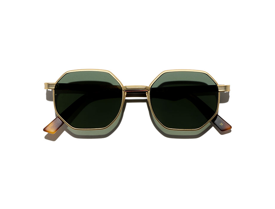 l-g-r-danakil-sonnenbrille-gold-matt-havana-maculato-39-flat-green-g15 image 3
