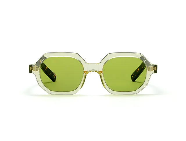 l-g-r-zanzibar-bold-sonnenbrille-champagne-havana-scuro-49c-green-vintage-photoc image 1