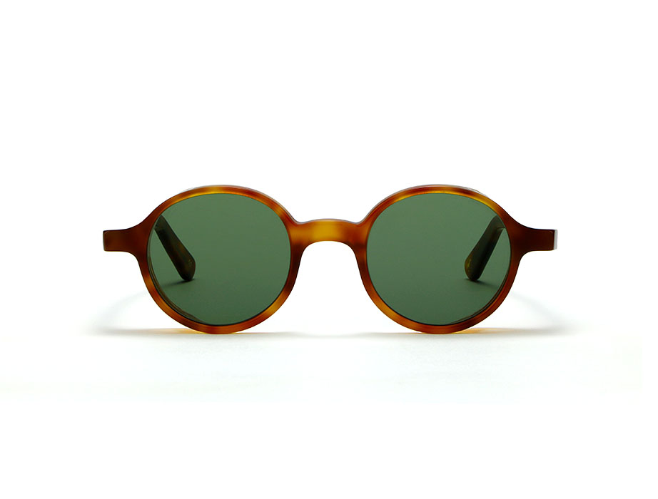 l-g-r-reunion-explorer-sonnenbrille-havana-chiaro-02-flat-green-g15 image 2