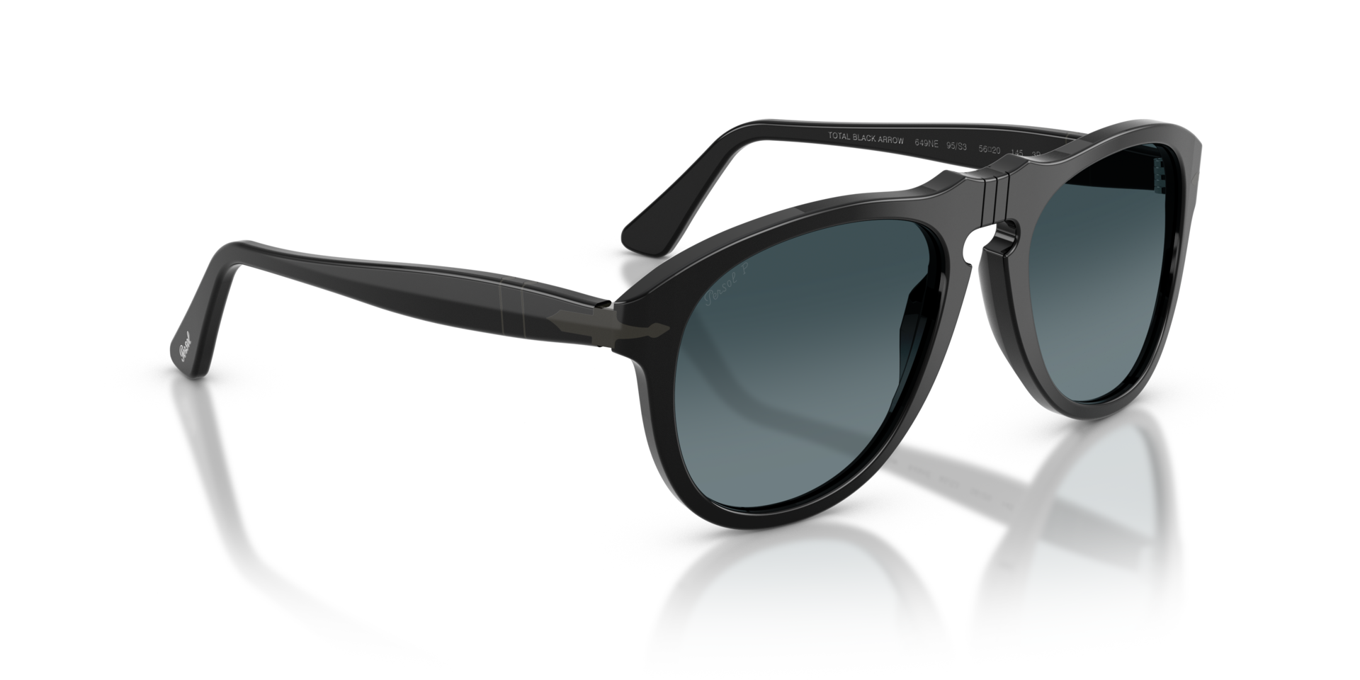 persol-po0649ne-total-black-arrow-sonnenbrille-3 image 3