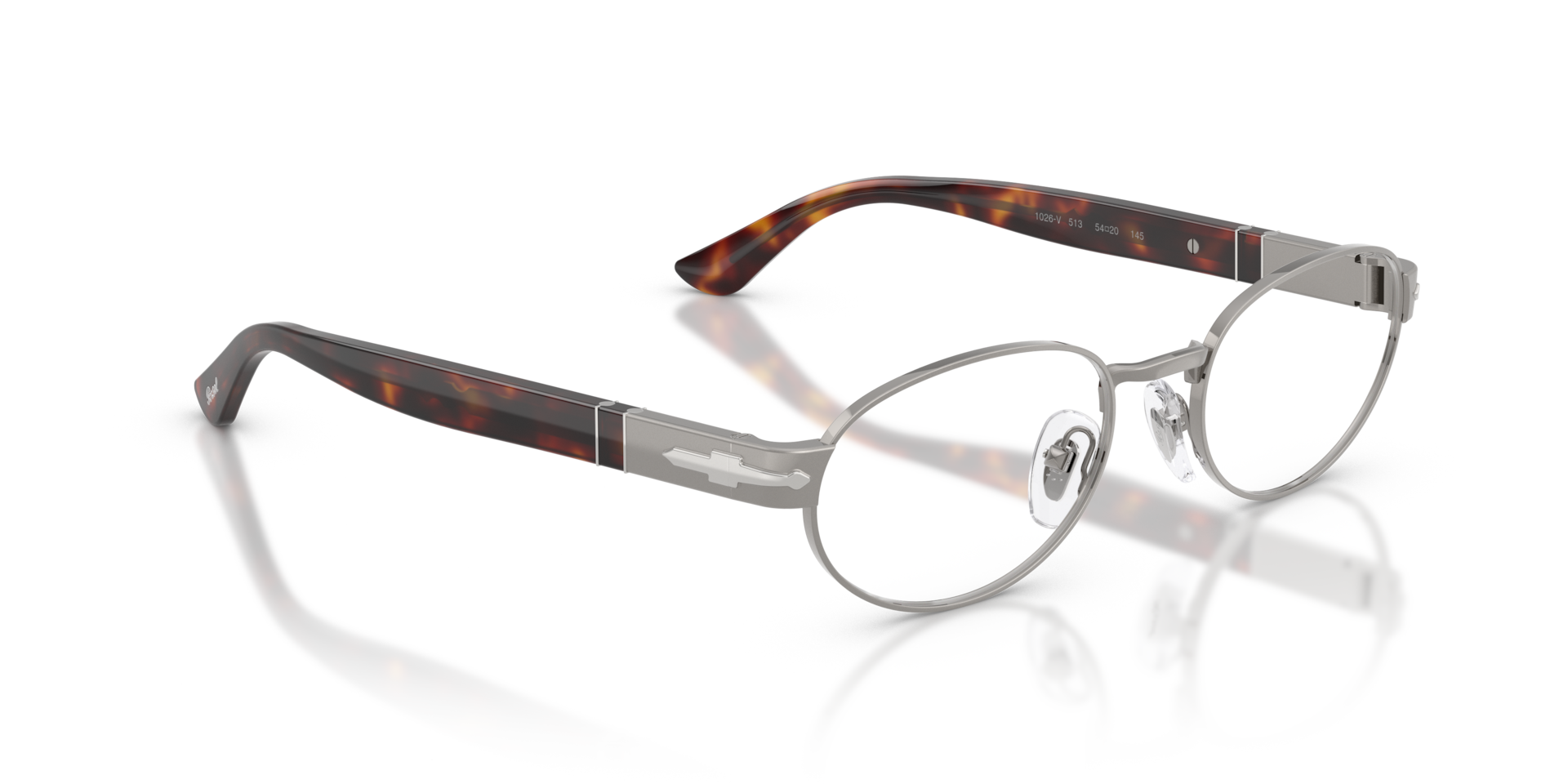 persol-po1026v-brille-ovale-metall-brillenfassung-im-80s-look image 3