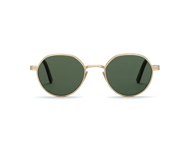 l-g-r-meknes-sonnenbrille-gold-havana-flat-green-g15 image 1