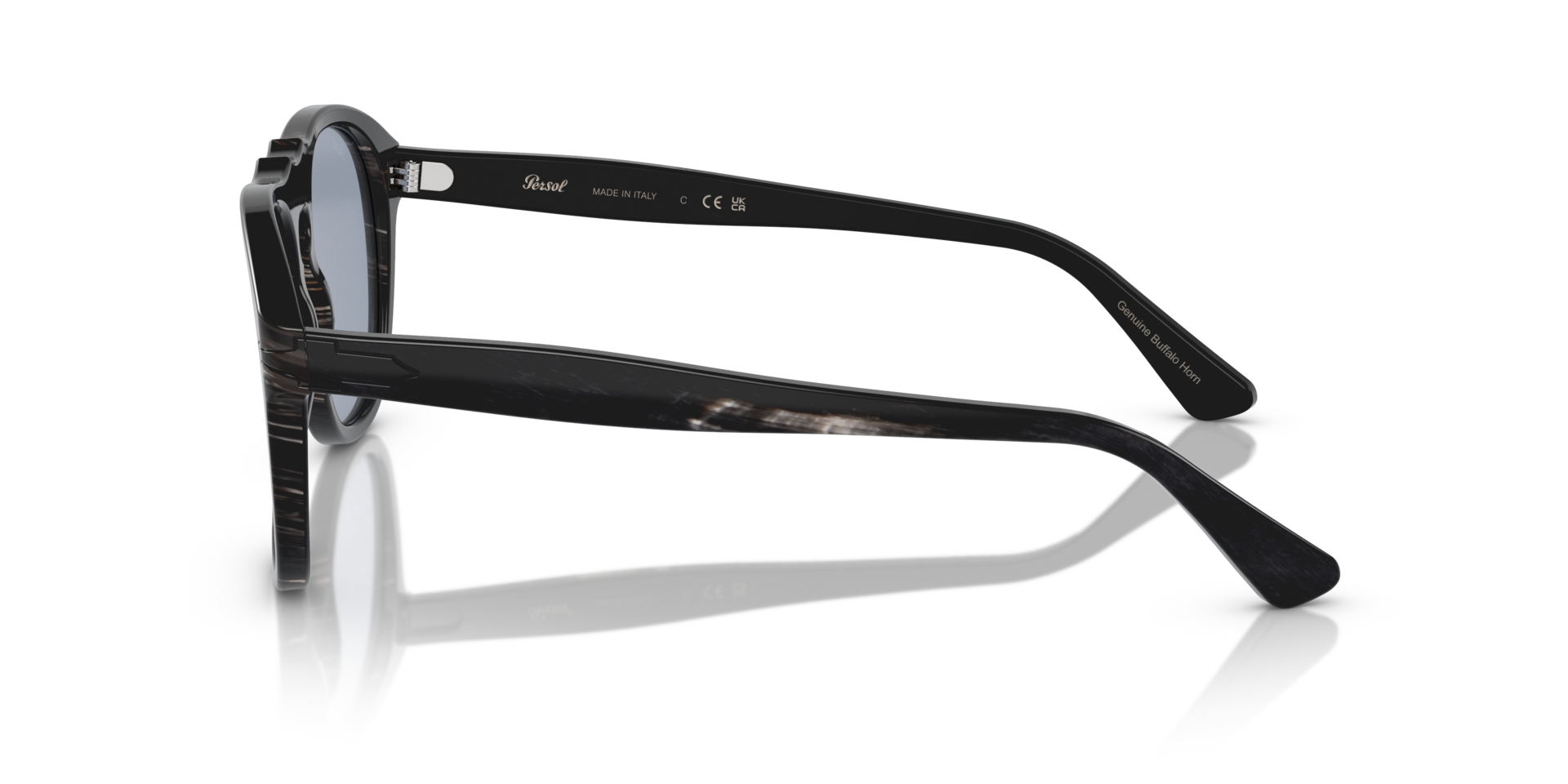 persol-649-series-horn-sonnenbrille-braun-wei-gestreift image 4