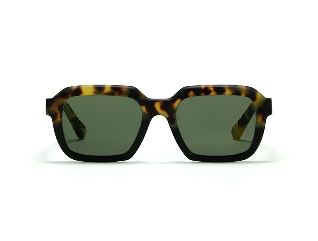 l-g-r-raffaello-sonnenbrille-black-matt-havana-tartarugato-matt-23b-green-g15 image 1