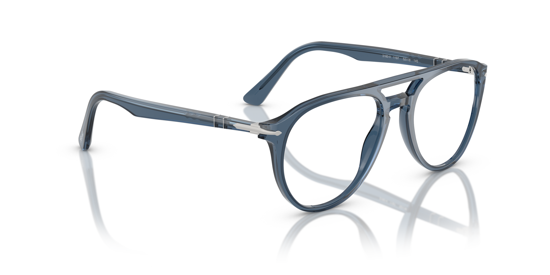 persol-po3160v-brille-pilotenform-mit-doppelsteg-aus-acetat image 3
