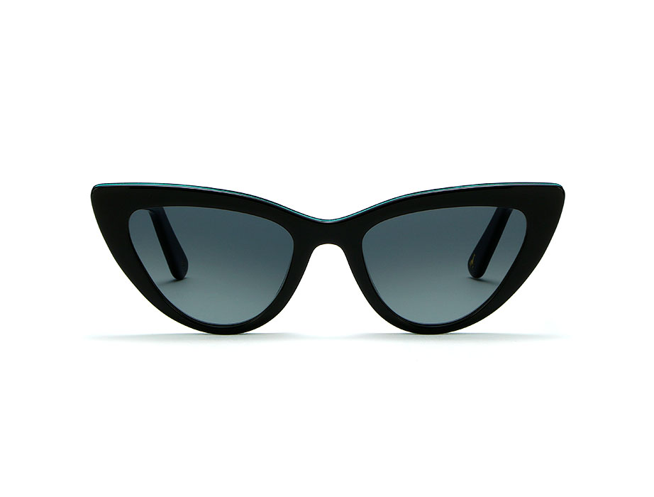 l-g-r-orchid-skin-sonnenbrille-black-blue-calypso-leather-85-grey-gradient image 2