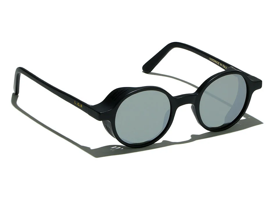 l-g-r-reunion-explorer-sonnenbrille-black-matt-flat-silver-mirror image 1