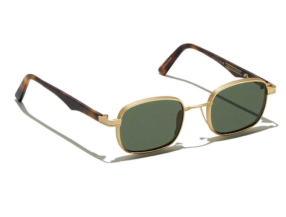 l-g-r-cactus-sonnenbrille-gold-matt-havana-maculato-39-flat-green-g15 image 2