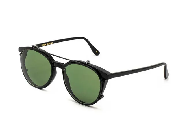 l-g-r-clip-on-f-r-keren-sonnenclip-black-matt-22-green image 1