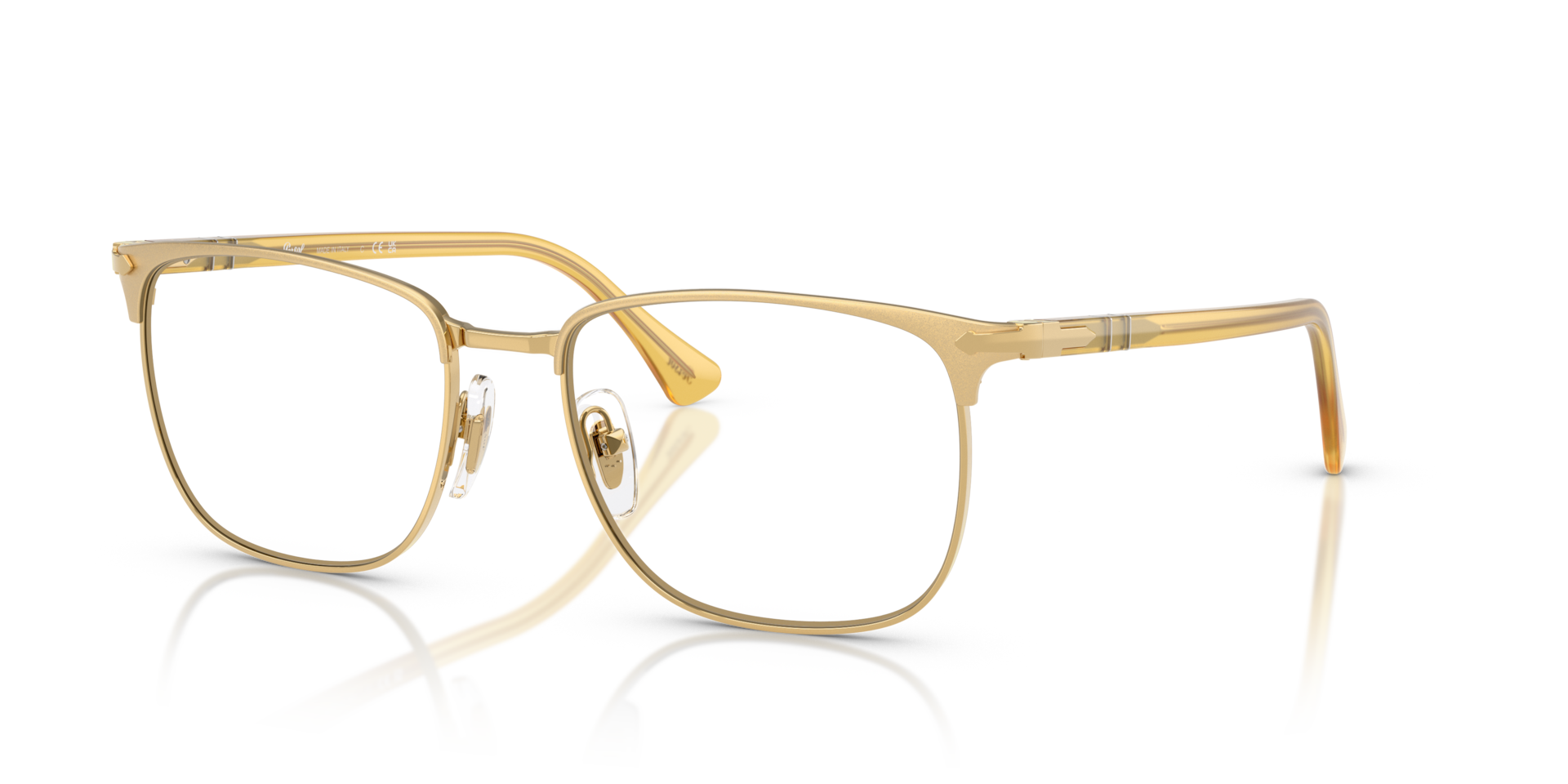persol-po1021v-brille-eckig-metall-acetat image 1