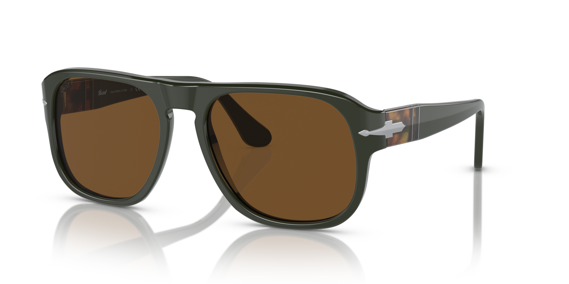 persol-po3310s-jean-sonnenbrille-70s-pilot-eckig image 1