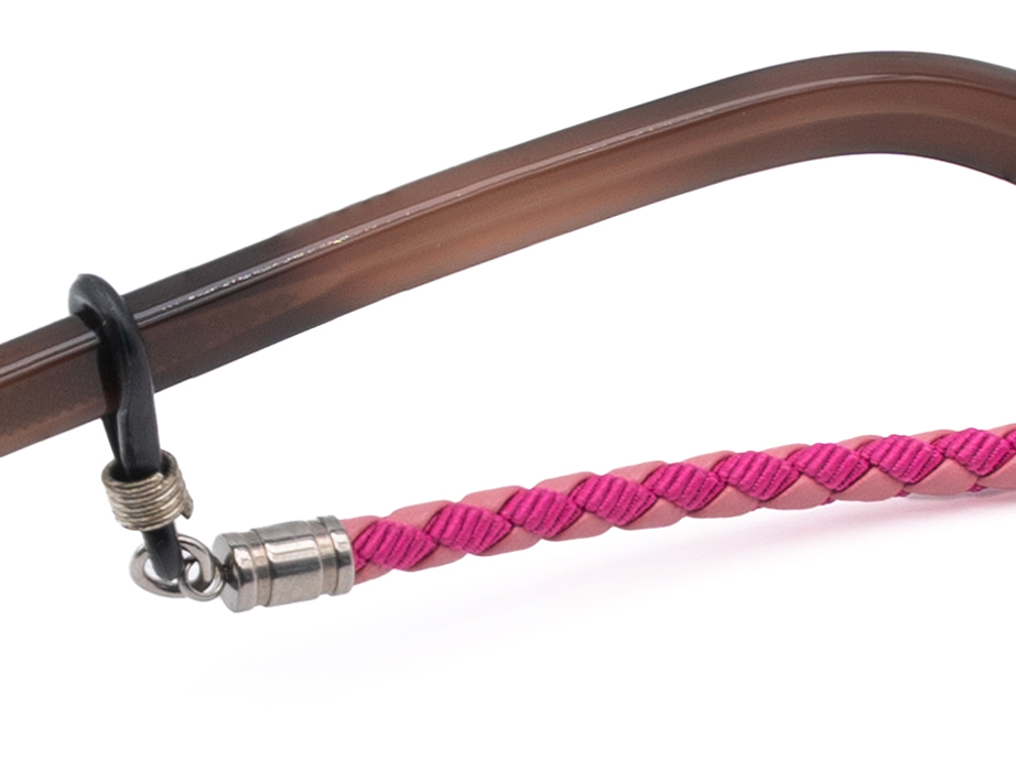 l-g-r-brillenkette-leder-pink-f-r-sonnenbrillen image 3