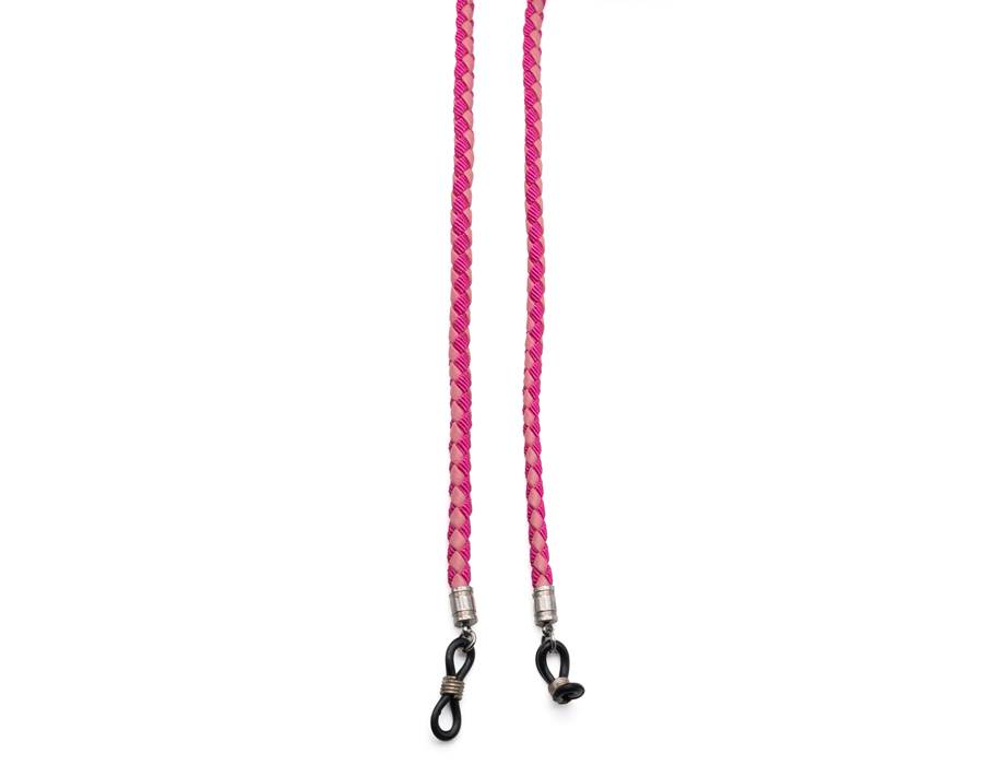 l-g-r-brillenkette-leder-pink-f-r-sonnenbrillen image 2