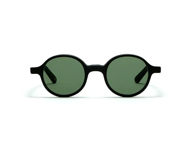 l-g-r-reunion-sonnenbrille-black-matt-22-flat-green-g15 image 1