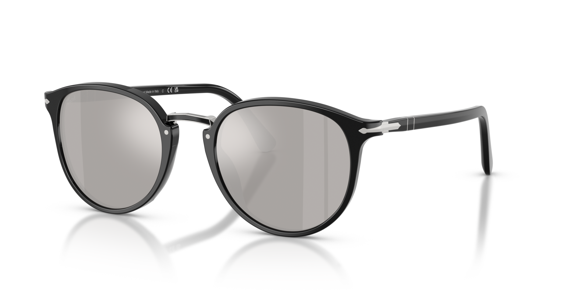 persol-po3210s-exclusive-sonnenbrille-black-platinum image 1