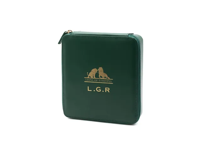 l-g-r-travel-case-3-frames-brillenetui-green-leather image 1