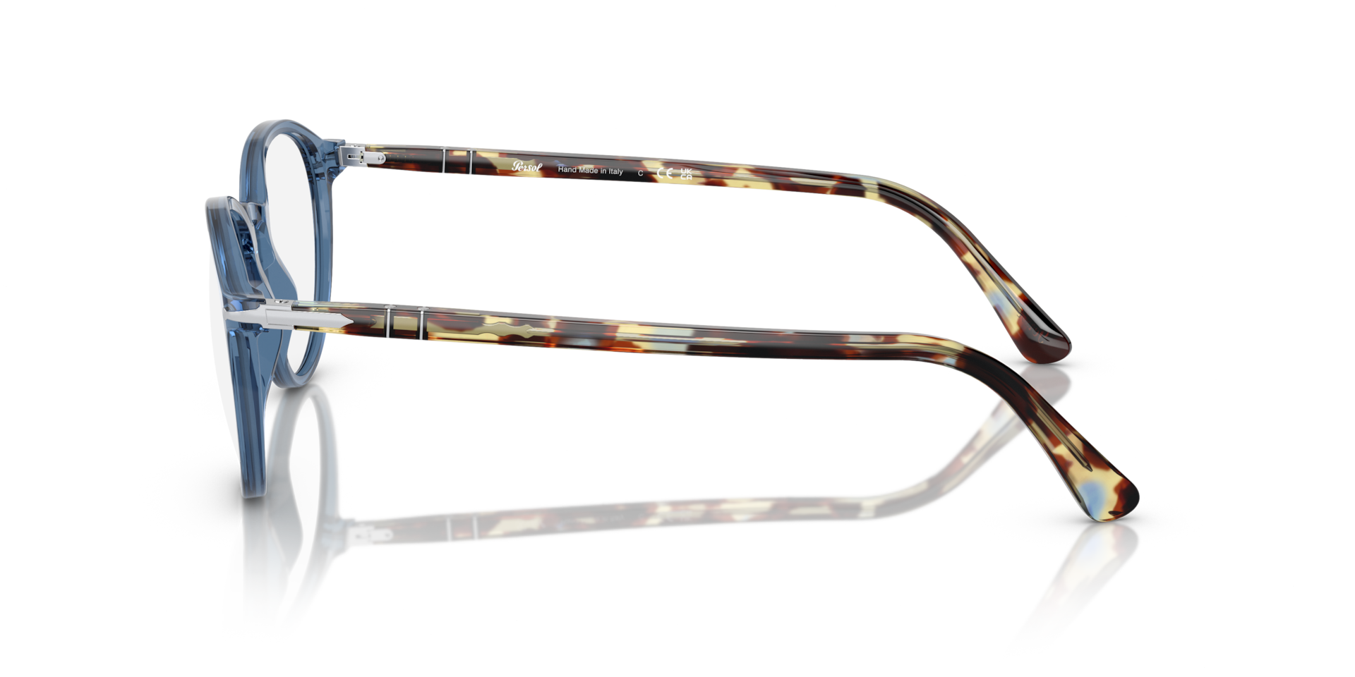 persol-po3218v-brille-acetat-in-transparent-blau-havana image 4