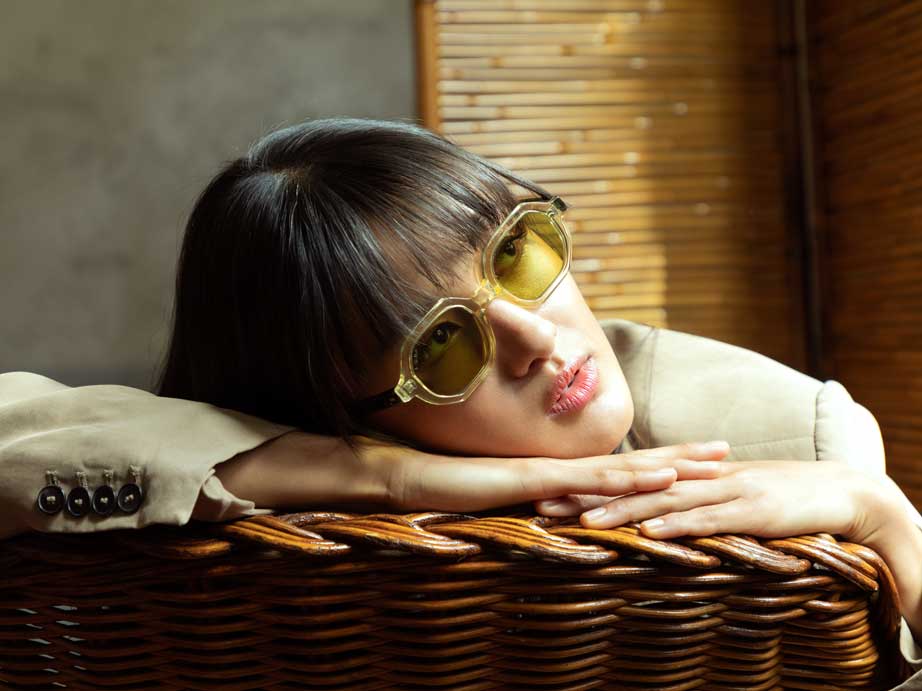 l-g-r-zanzibar-bold-sonnenbrille-champagne-havana-scuro-49c-green-vintage-photoc image 4