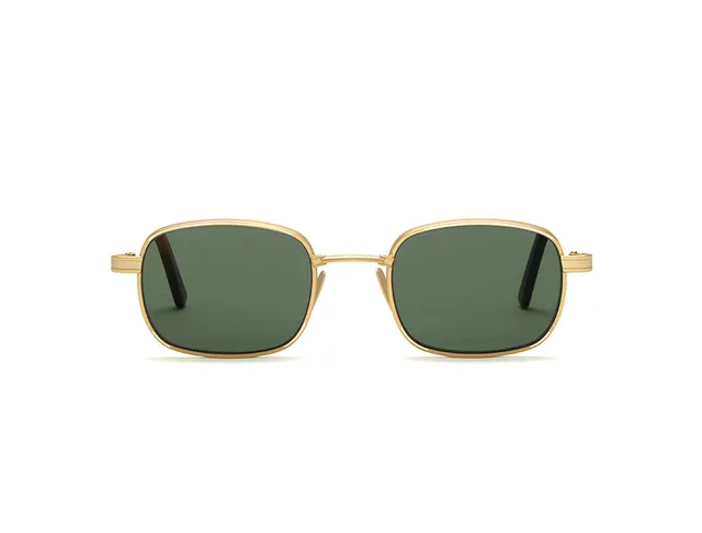 l-g-r-cactus-sonnenbrille-gold-matt-havana-maculato-39-flat-green-g15 image 1