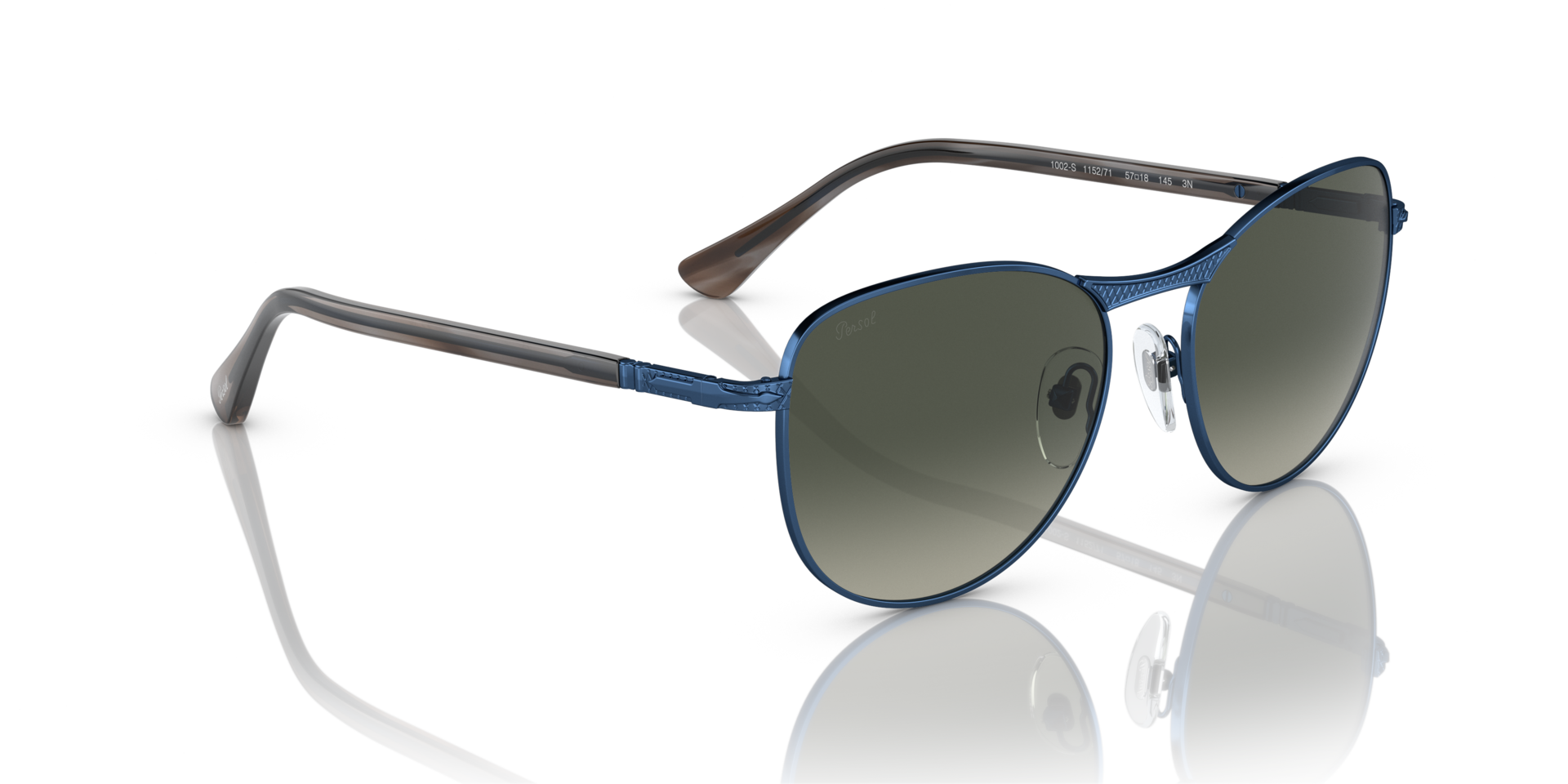 persol-po1002s-sonnenbrille-metall-mit-rautenmuster image 3