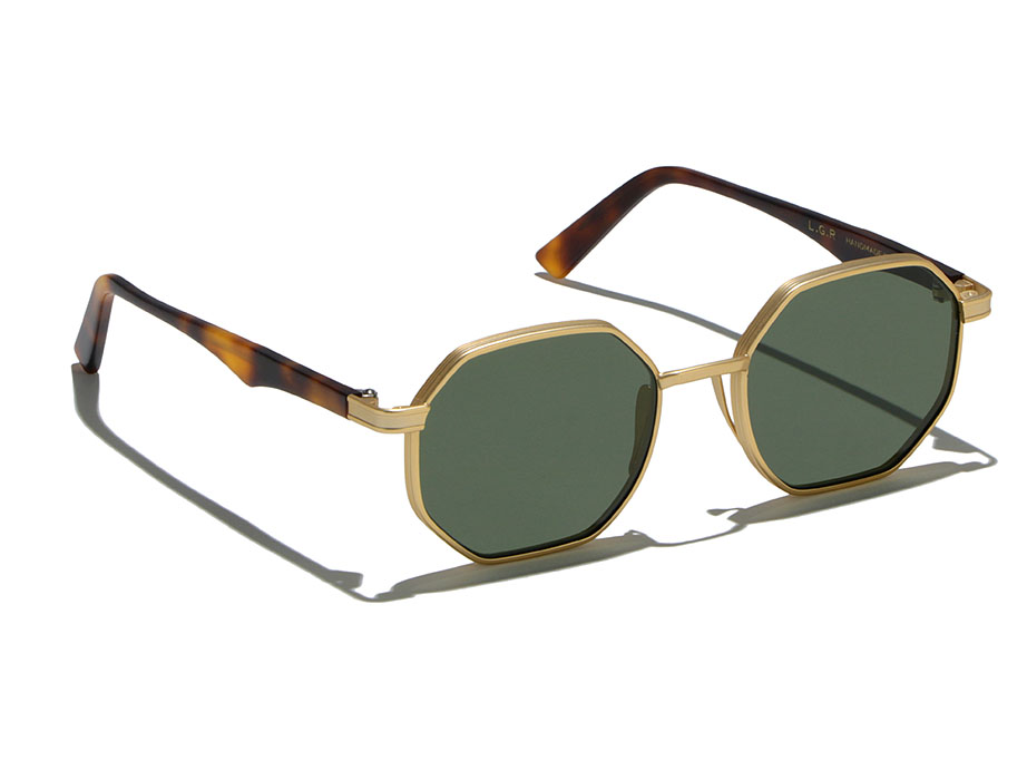 l-g-r-danakil-sonnenbrille-gold-matt-havana-maculato-39-flat-green-g15 image 2