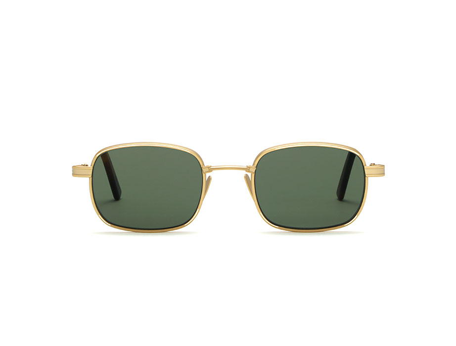 l-g-r-cactus-sonnenbrille-gold-matt-havana-maculato-39-flat-green-g15 image 1