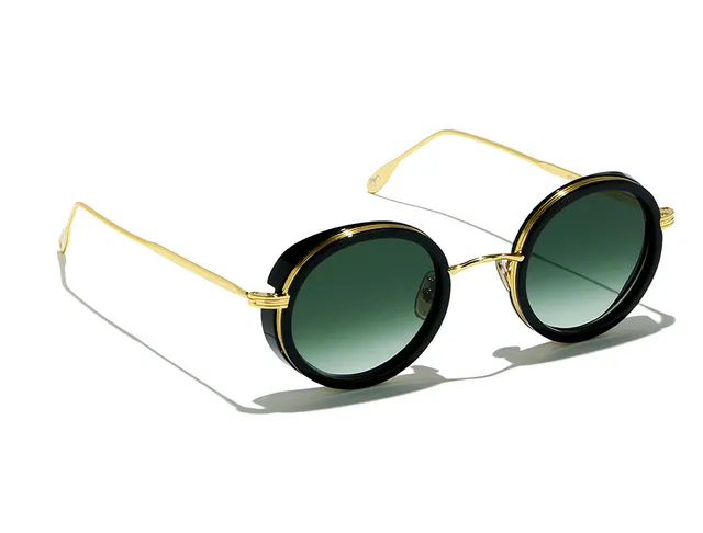 l-g-r-reunion-metal-explorer-sonnenbrille-gold-black-green-gradient image 1