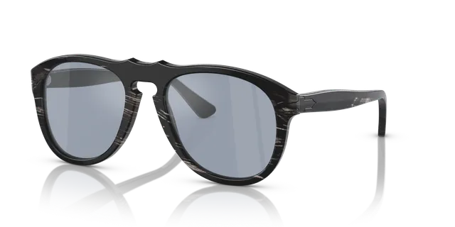 persol-649-series-horn-sonnenbrille-braun-wei-gestreift image 1