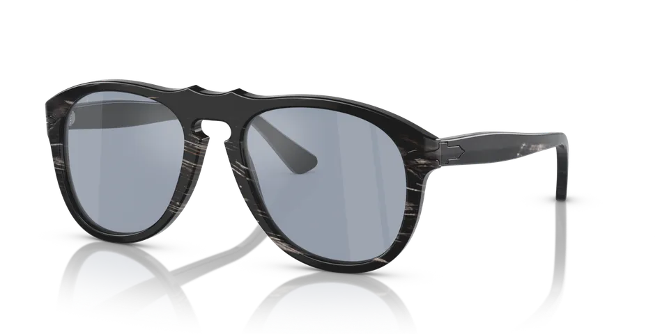 persol-649-series-horn-sonnenbrille-braun-wei-gestreift image 1