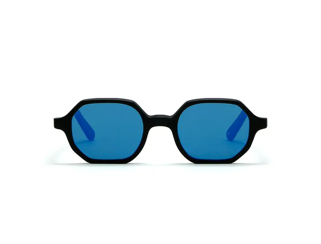 l-g-r-zanzibar-sonnenbrille-black-matt-22-flat-blue-mirror image 1