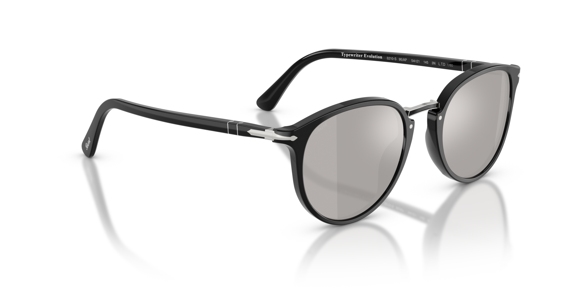 persol-po3210s-exclusive-sonnenbrille-black-platinum image 3