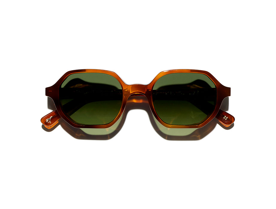 l-g-r-zanzibar-explorer-sonnenbrille-havana-chiaro-flat-green-g15 image 3