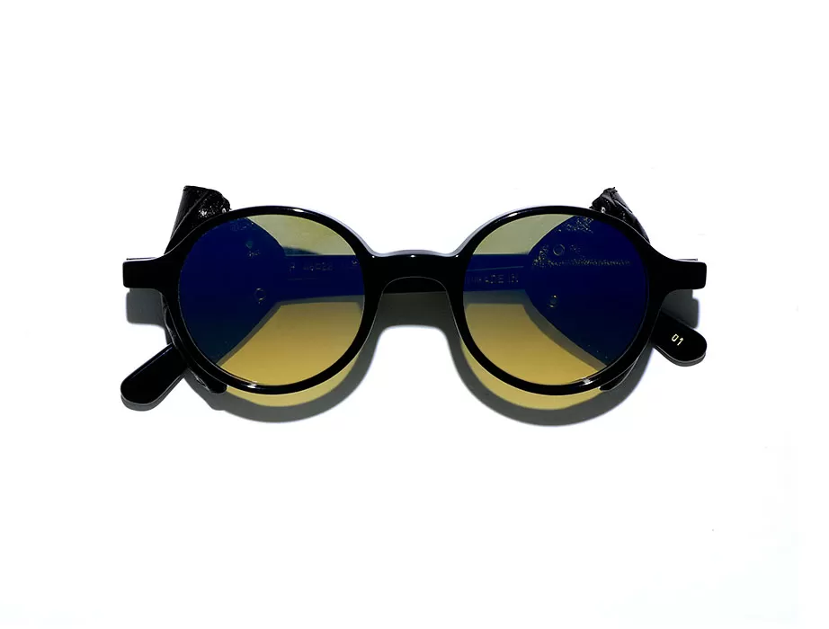 l-g-r-reunion-flap-sonnenbrille-black-black-leather-yellow-gradient-photochromic image 3