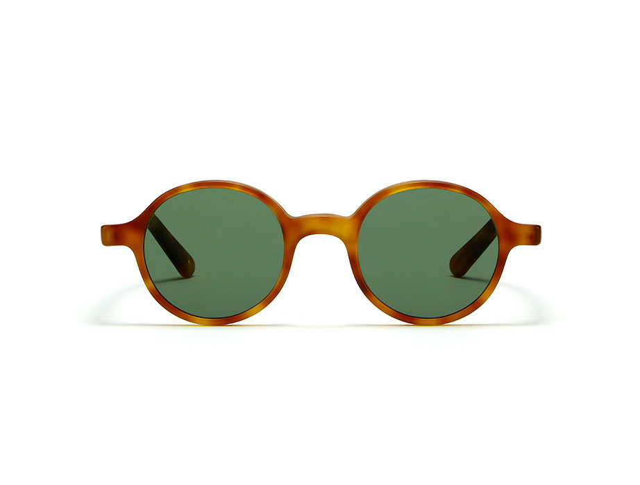 l-g-r-reunion-sonnenbrille-havana-chiaro-matt-flat-green-g15 image 1