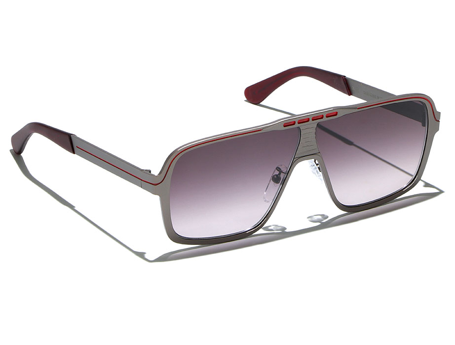 l-g-r-runabout-l-g-r-x-bertone-sonnenbrille-mask-metal-silver-red-grey-gradient image 2