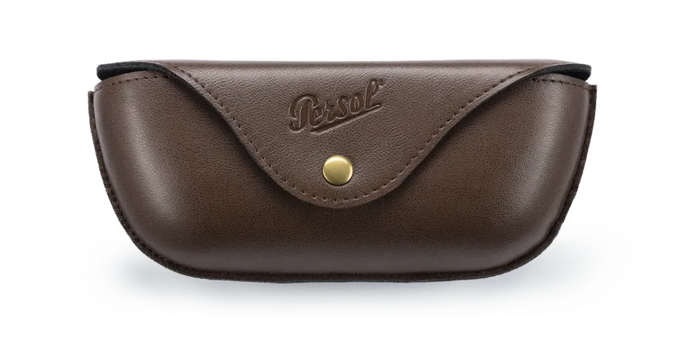 persol-po0003at-brillenetui-braun-mit-tuch-und-box image 1