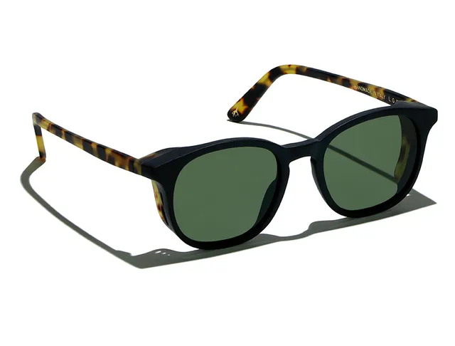 l-g-r-fez-explorer-sonnenbrille-black-matt-havana-tartarugato-green-g15 image 1