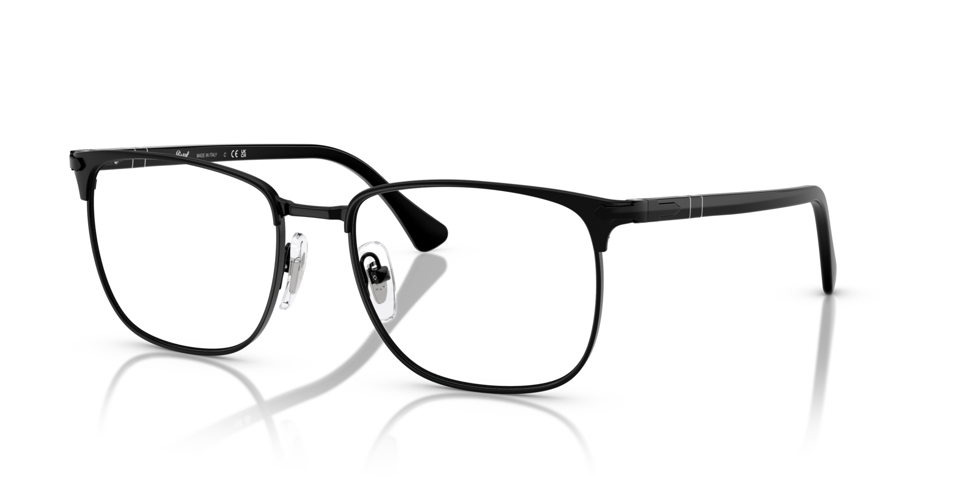 persol-po1021v-brille-eckige-metall-front-mit-acetat-b-geln image 1