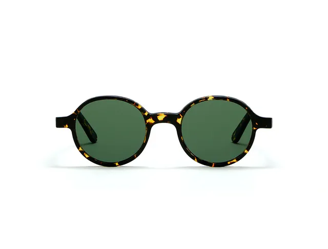 l-g-r-reunion-sonnenbrille-havana-scuro-flat-green-g15 image 1