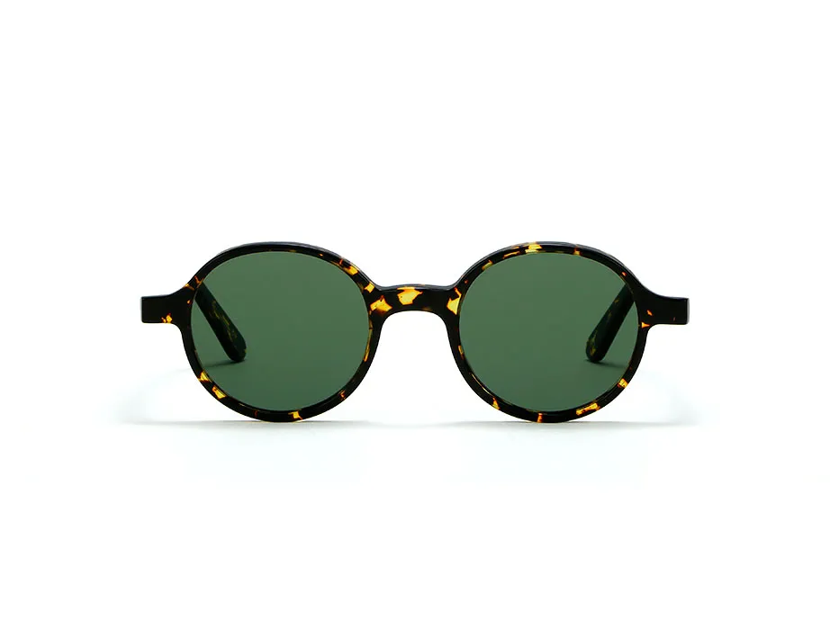 l-g-r-reunion-sonnenbrille-havana-scuro-flat-green-g15 image 1