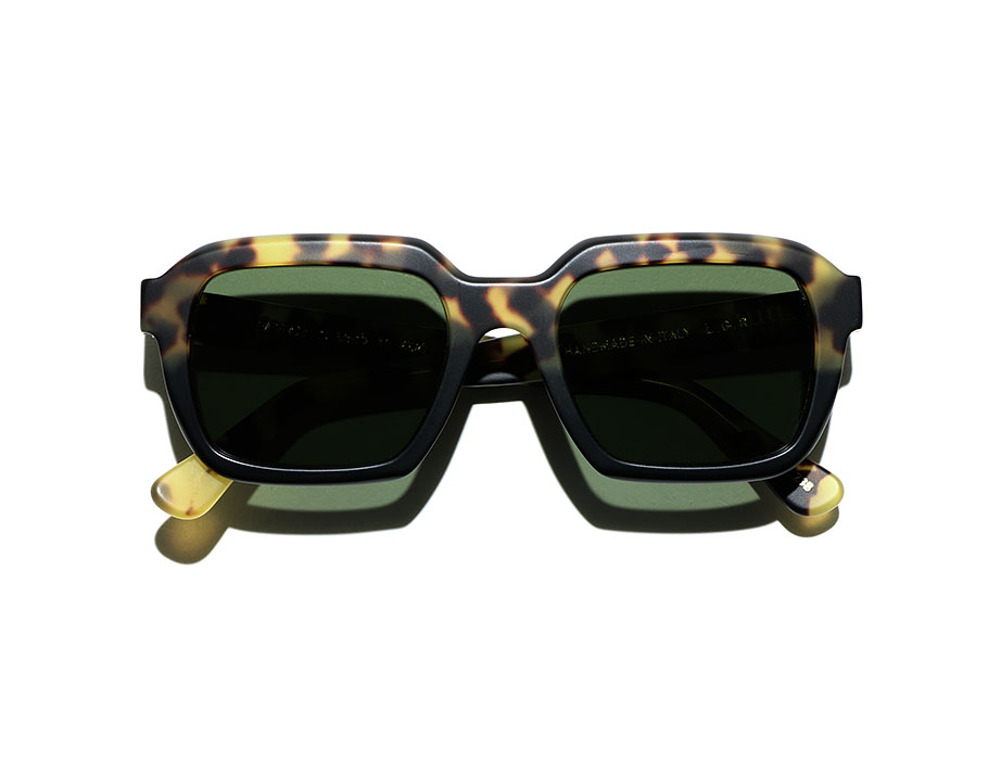 l-g-r-raffaello-sonnenbrille-black-matt-havana-tartarugato-matt-23b-green-g15 image 3