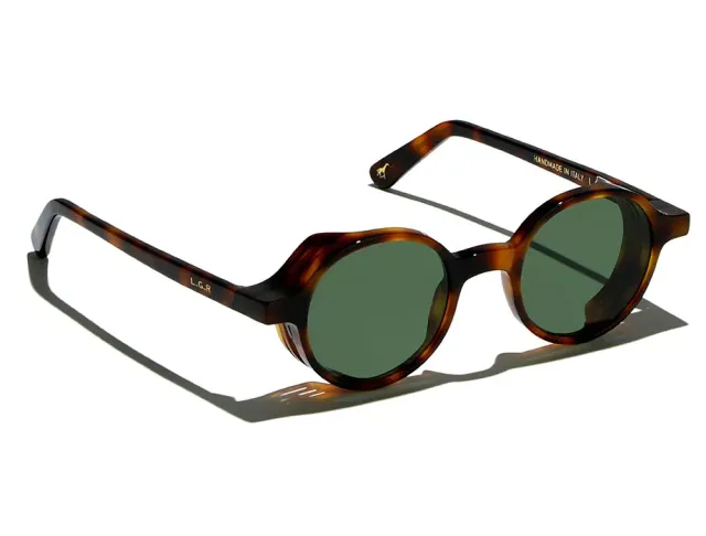 l-g-r-reunion-explorer-sonnenbrille-havana-maculato-39-flat-green image 1