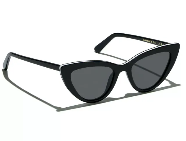 l-g-r-orchid-skin-sonnenbrille-black-white-leather-mit-grey-glas image 1