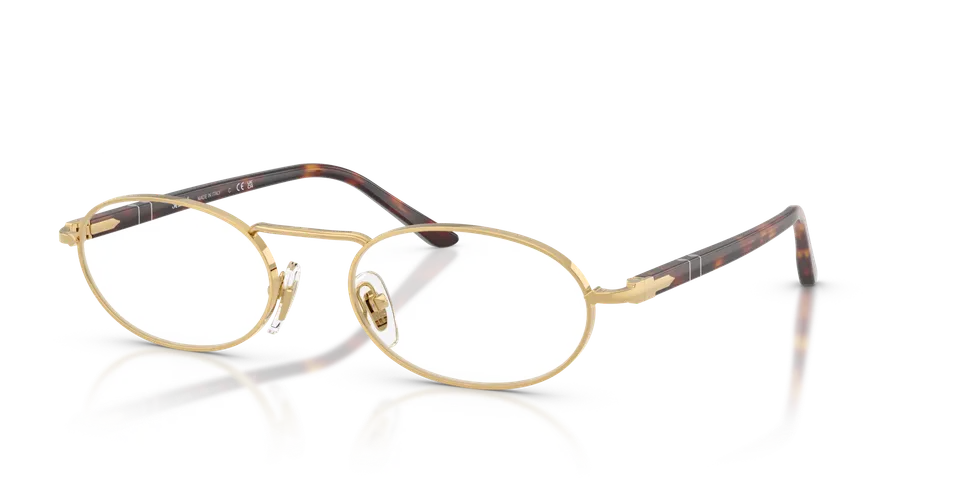persol-po1023v-brillenfassung-oval-metall-80s image 1