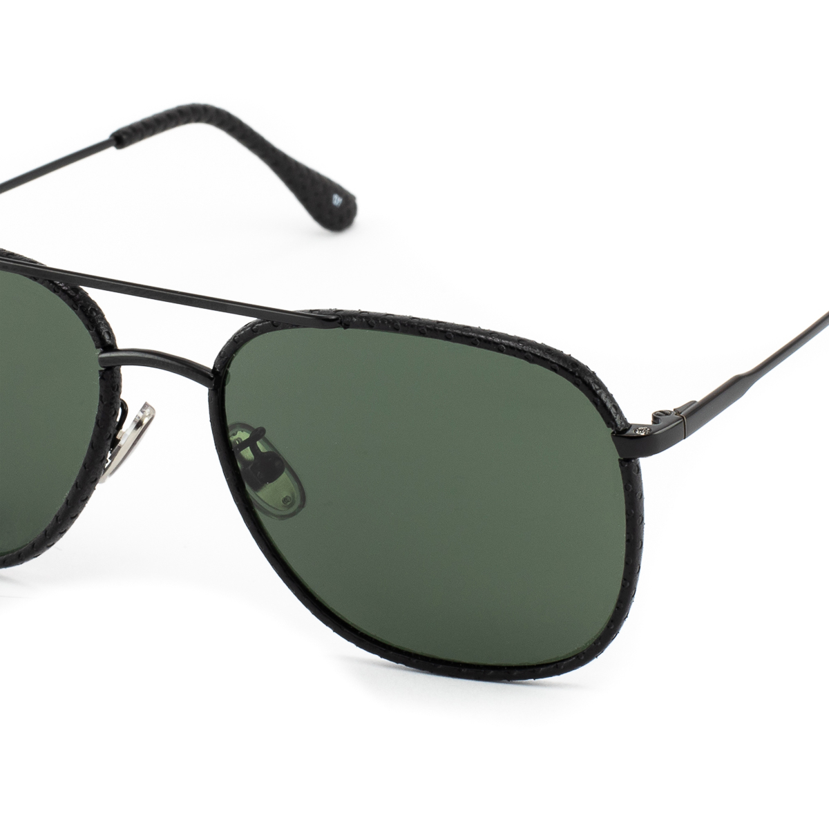 l-g-r-rabat-sonnenbrille-black-leather-black-01-dark-green-g15 image 3